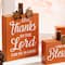 GlitzHome® Fall Wooden Pumpkin Tabletop Sign Set